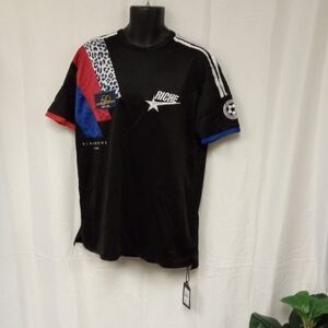 Vie Richie T-Shirt/Sizes various/Black/Logo Olympic Tokio20/White Stripes